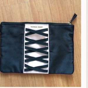 Victoria's Secret makeup or lingerie bag