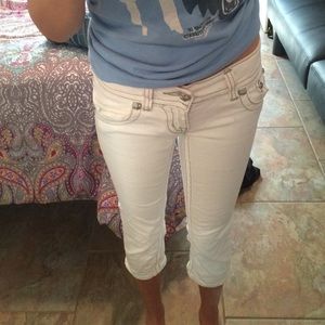 ‼️SALE‼️ Miss Me Crop pants - white