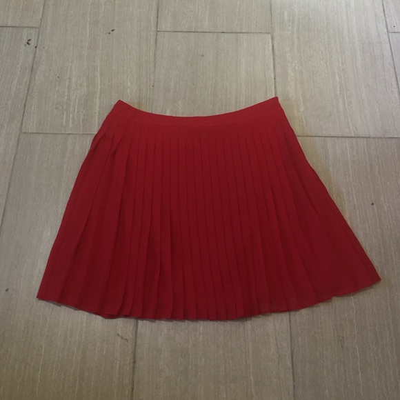 LOFT accordion pleat skirt