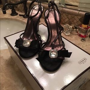 Coach dress wedge sandal