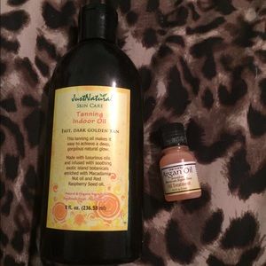 Indoor tanning oil