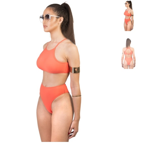 Andrea Iyamah high cut swimsuit