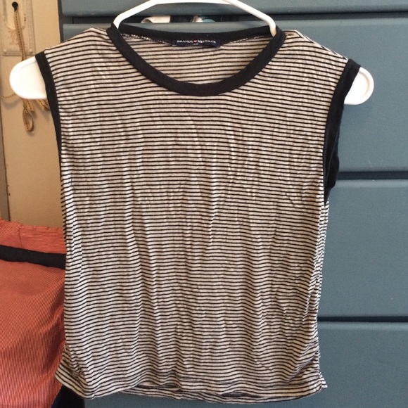 Brandy Mellville striped crop top