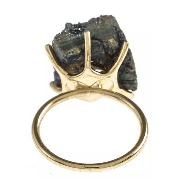 ‼️LAST CALL PRICE FIRM D2 Iridescent Druzy Ring - Picture 3 of 3