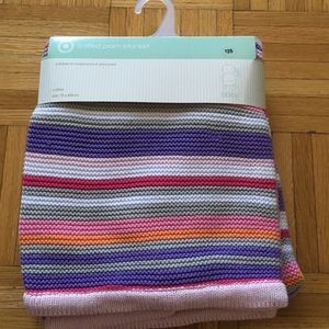 Knitted blanket for baby