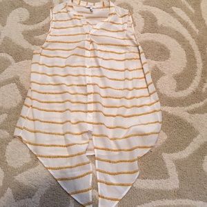 Joie Silk Tie Front Sleeveless Top-M