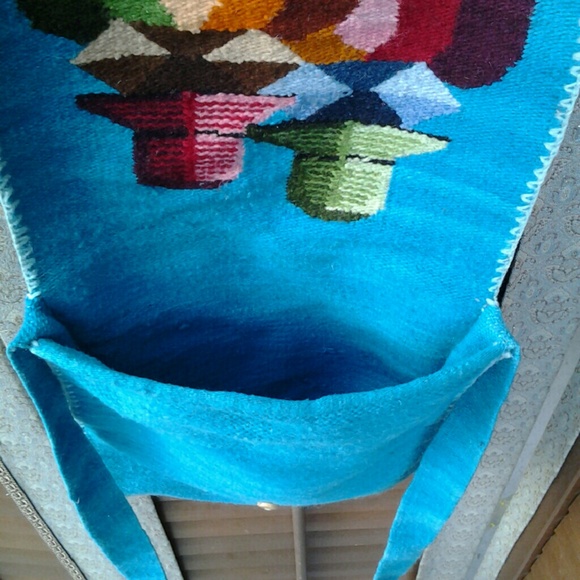 Turquiose Tribal Shoulder Bag - Picture 3 of 4