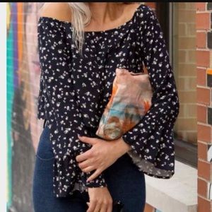 Stone Cold Fox floral crop top