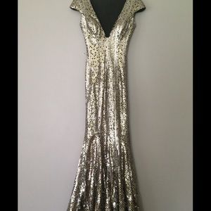 Gorgeous sequined prom dress