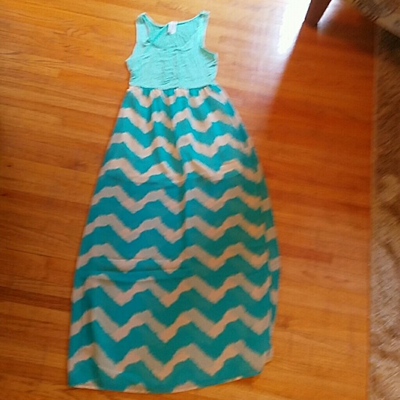 Turquoise Maxi dress