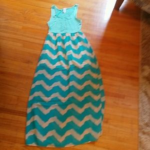 Turquoise Maxi dress