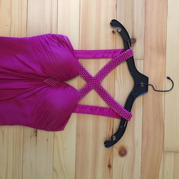 Aidan Mattox Fuchsia Dress