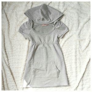 Juicy Hooded Sweatshirt Dress