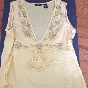 Yellow tank top from New York and Company