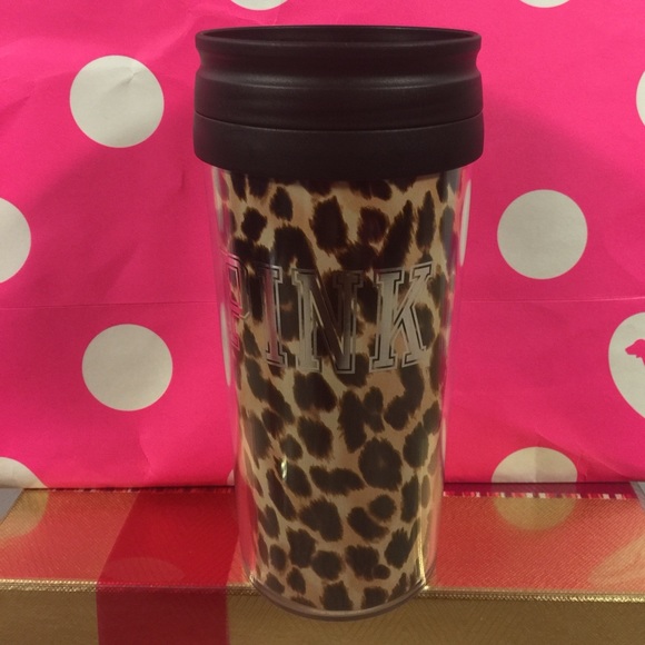 New vs pink cheetah tumbler Victoria's Secret