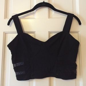 Black H&M Crop Top