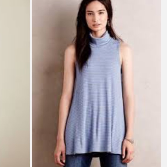 Anthropologie turleneck swing tank