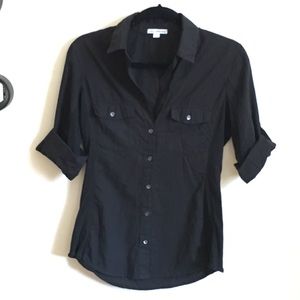 JAMES PERSE Ribbed Panel Shirt