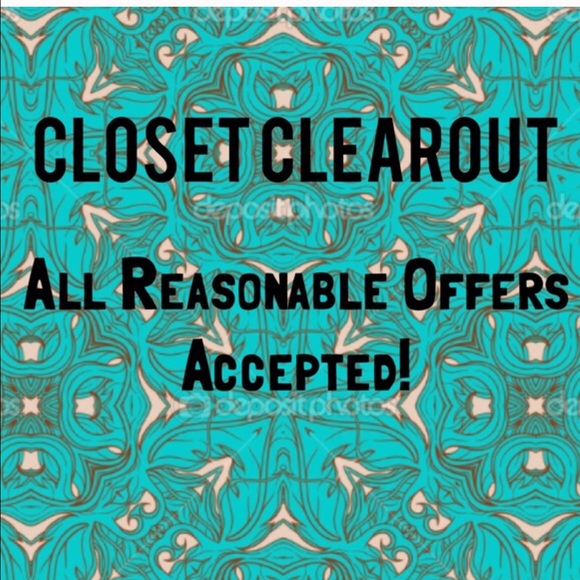 Clearing out my closet!