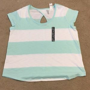 GAP EASY KEY HOLE BACK SCOOPE NECK T SHIRT