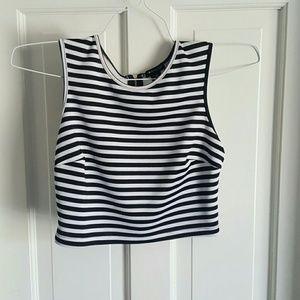 Striped Crop Top