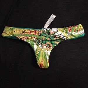 Midori Pineapple Thong Swim Bottom
