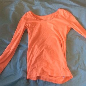 Coral long sleeve shirt (light)