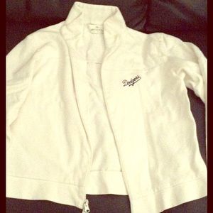 White Dodger sweater