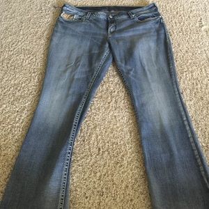 BRAND NEW SEQUIN SILVER DAWSON JEANS Size 22