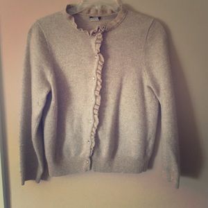 J. Crew wool-cashmere Cardigan Sweater