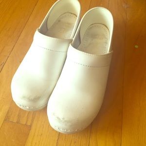 Dansko Clogs in White