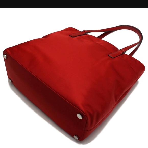 🚫SOLD🚫Michael Kors Morgan Tote Cherry Red - Picture 4 of 5