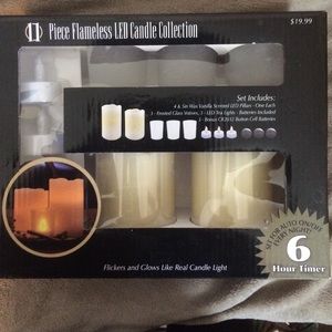 11 piece flameless  LED candle collection