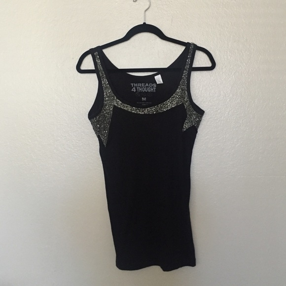Beaded tank top