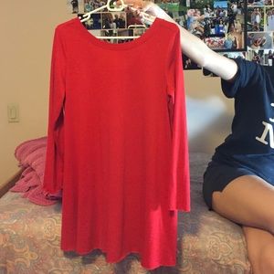 Long sleeved tshirt dress
