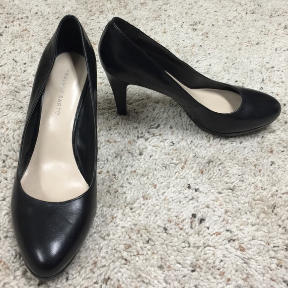 Franco Sarto Size 10.5W black heels