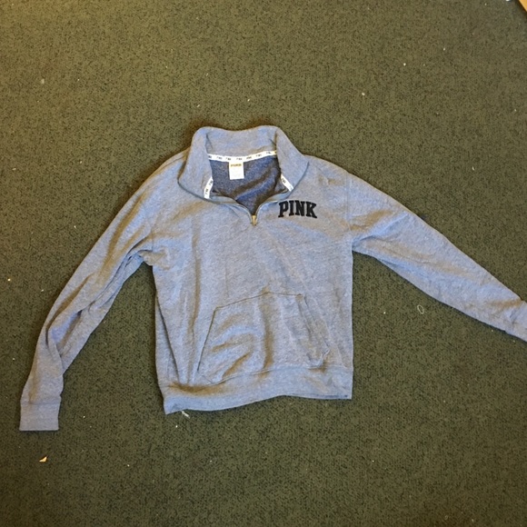 PINK quarter zip sweatshirt