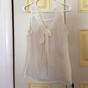 Sheer dressy tank