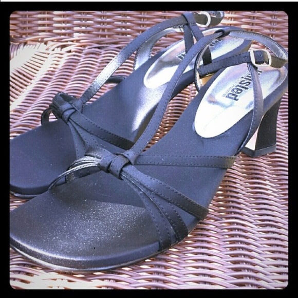 Unlisted Strappy Black Dressy Sandals