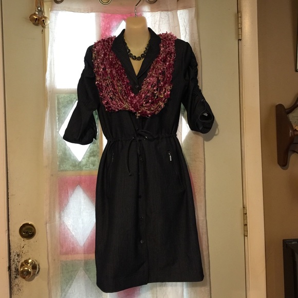 Calvin Klein Dark Denim Dress