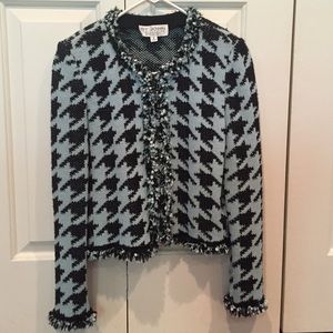 St. John Houndstooth Jacket