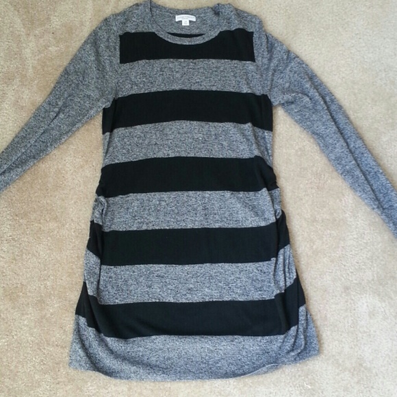 Maternity sweater dress