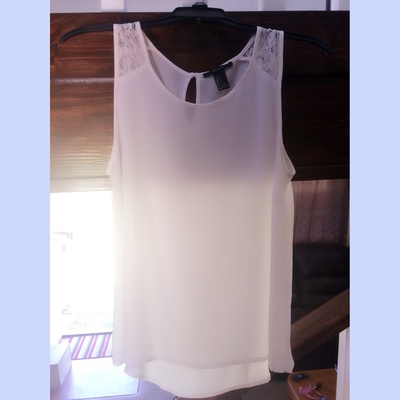 Sheer top with lace. 💕💕price lowered💕💕