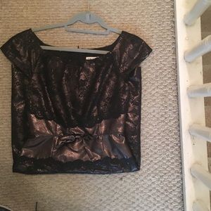 Lace with bow Trina Turk dress