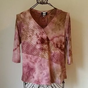 Womens 3/4 sleeve top (size 14-16)