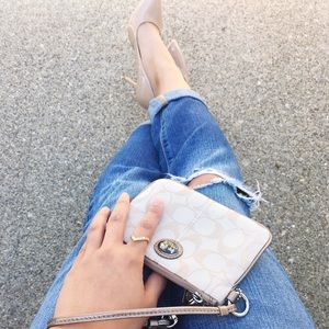 COACH Signature Wristlet