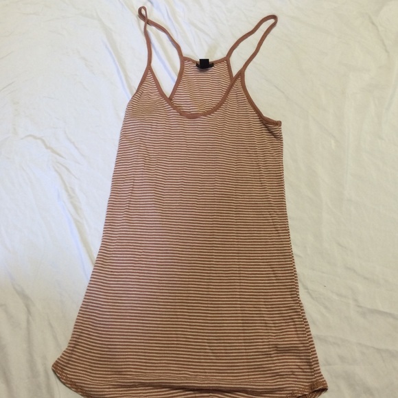 Cute brown striped tank!