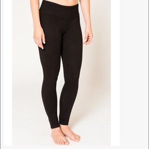 Black Satva Mantra Leggings
