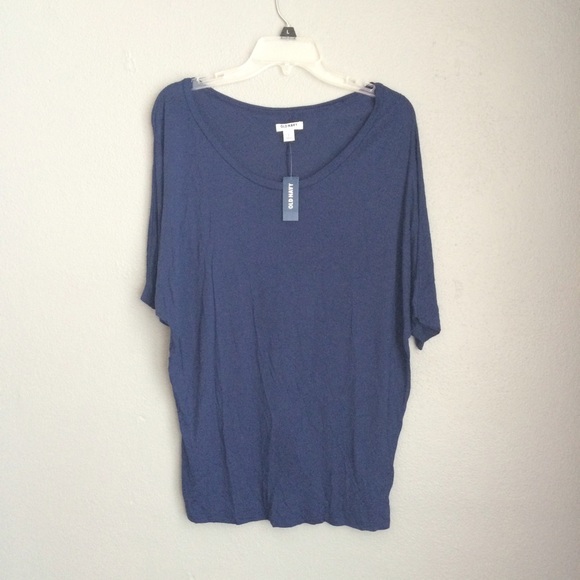Old Navy Navy Dolman Sleeve Top