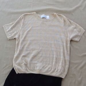 Alfred Dunner short sleeve sweater